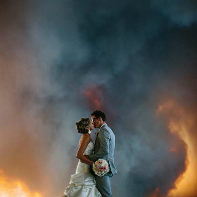 požar na venčanju6 Ono što se dogodilo na ovom venčanju je neverovatno