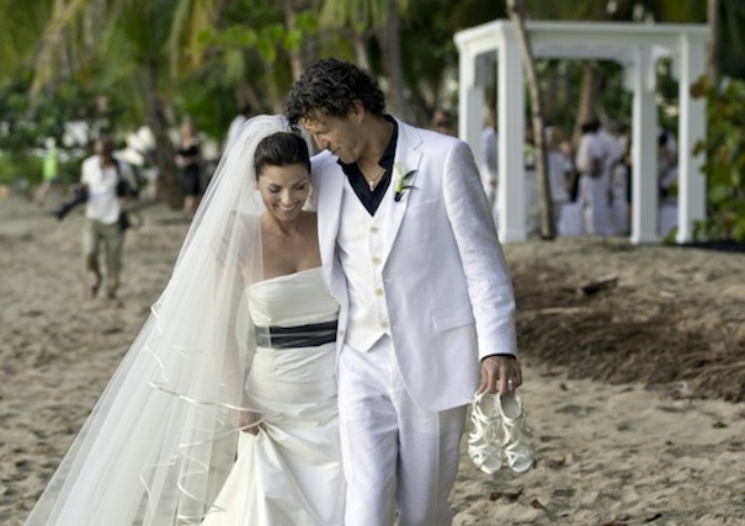 šanaja tvejn venčanje na plaži Poznati koji su izgovorili da na plaži