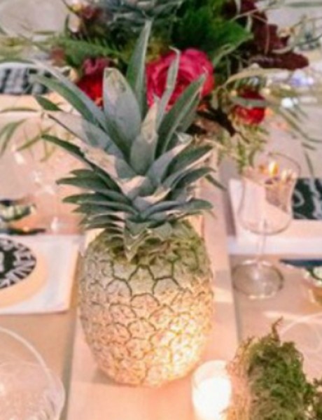 Ananas kao najlepša dekoracija za letnje venčanje