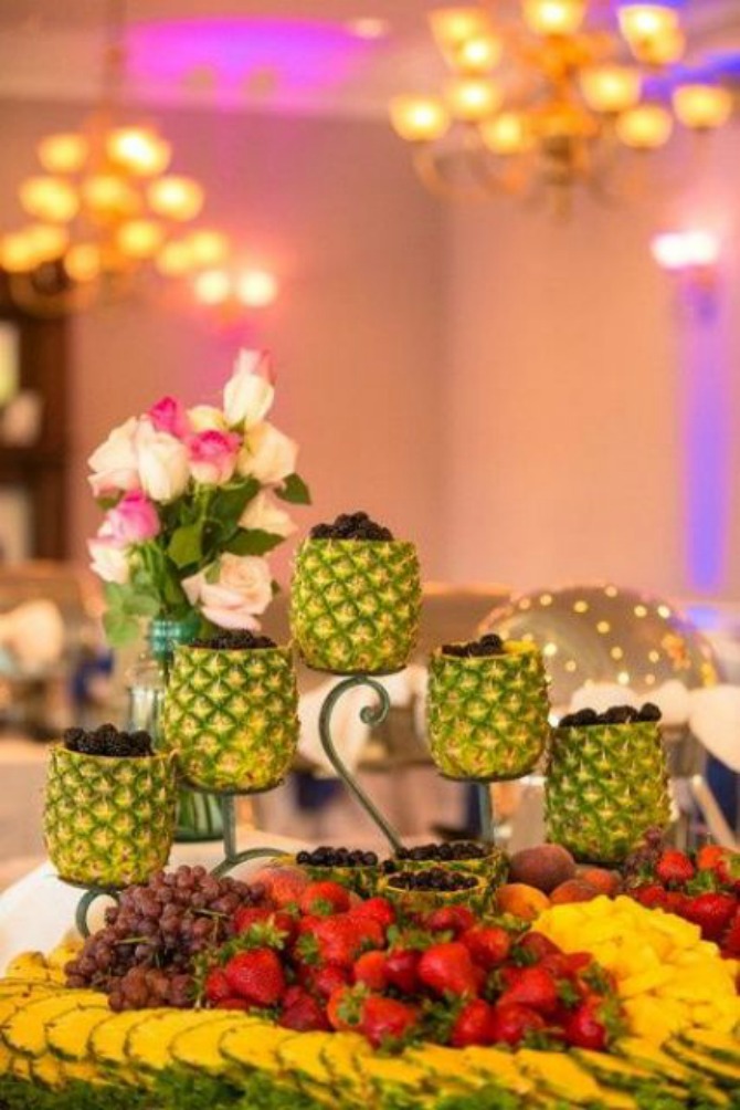 anans kao dekoracija za venčanje5 Ananas kao najlepša dekoracija za letnje venčanje