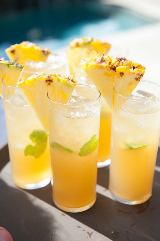 koktel od ananasa Ideje kako da rashladite goste na letnjem venčanju
