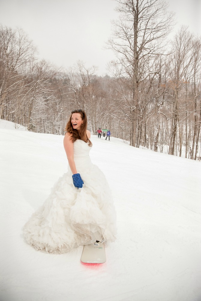 venčanje na planini skijanje Mladenci odlučili da se venčaju na ski stazi