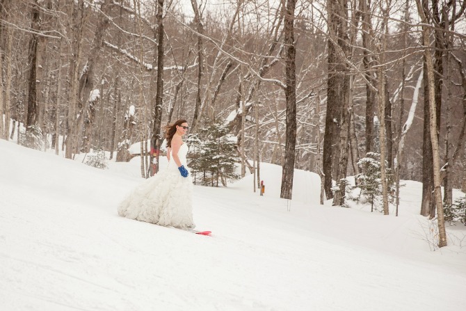 venčanje na planini skijanje21 Mladenci odlučili da se venčaju na ski stazi