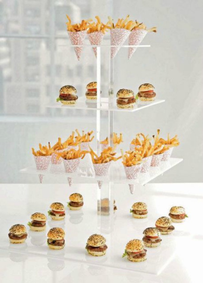 hamburger kao posluženje na venčanju3 Kako da uvrstite hamburgere na venčanje