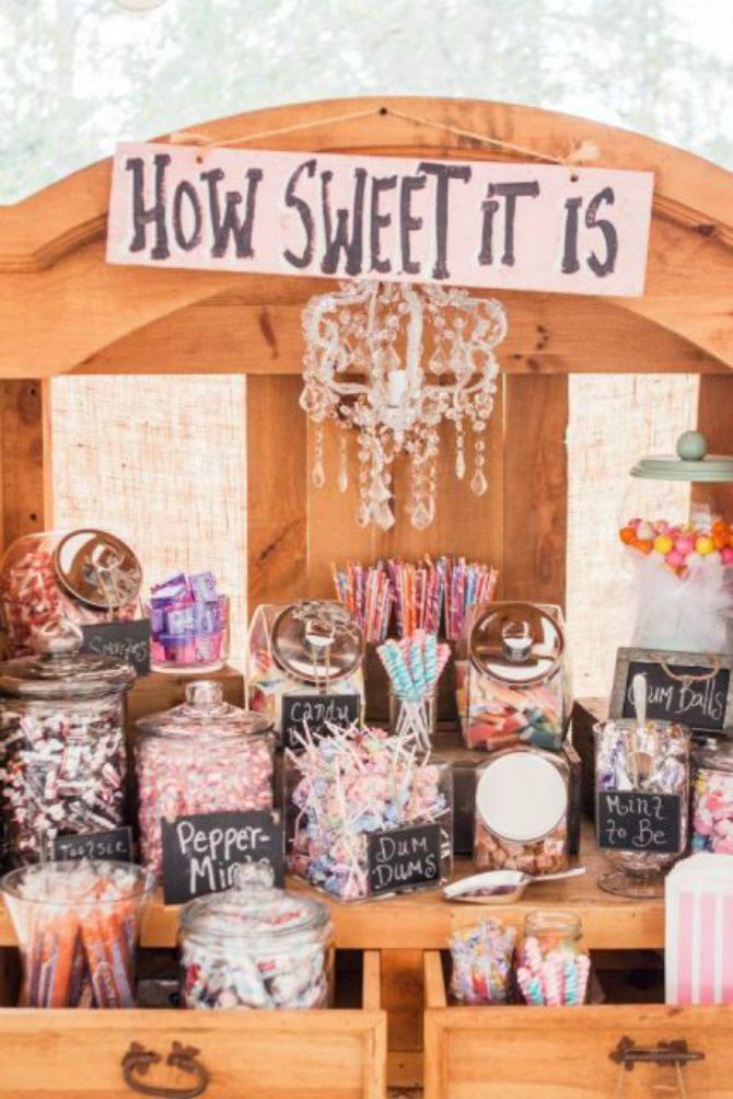 slatkisi na vencanju4 Kako da slatkišima dekorišete venčanje?