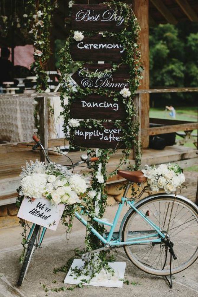 bicikl na vencanju5 Kako da biciklom ukrasite svoje venčanje