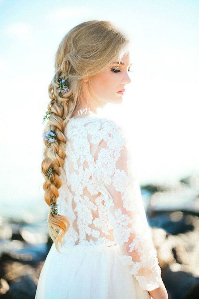 pletenice za vencanje 12 Predivne, elegantne i ženstvene pletenice: Idealna frizura za venčanje