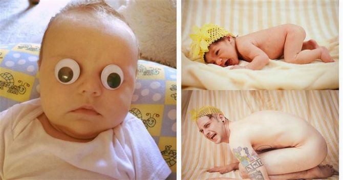 smesne decije fotografije Fotografije ovih beba nasmejaće vas do suza