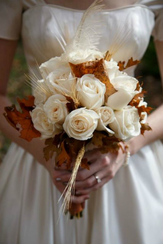 ideje za vencanje opalo lisce12 Opalo lišće kao dekoracija na venčanju