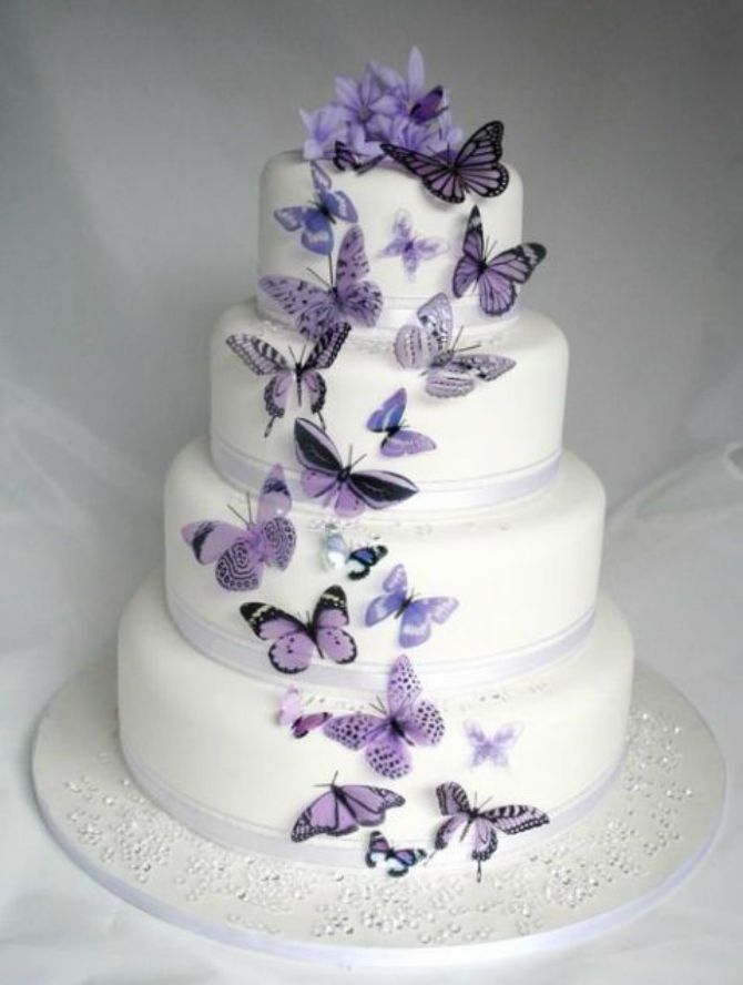 mladenačke torte ukrašene lepitirma5 Mladenačke torte ukrašene leptirima