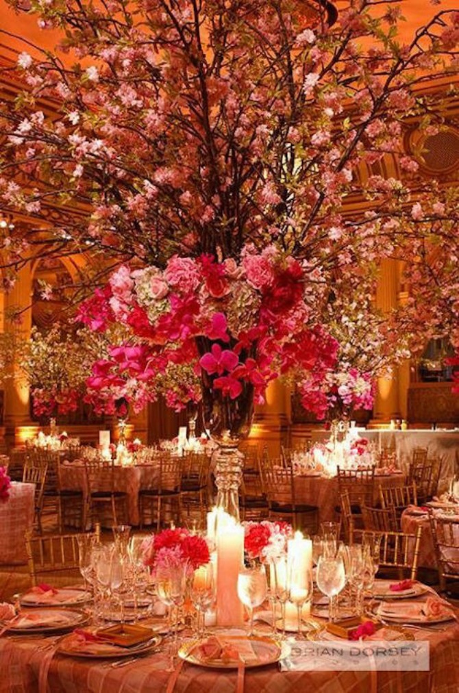 dekoracija za vencanje3 Romantična dekoracija koja odiše glamurom