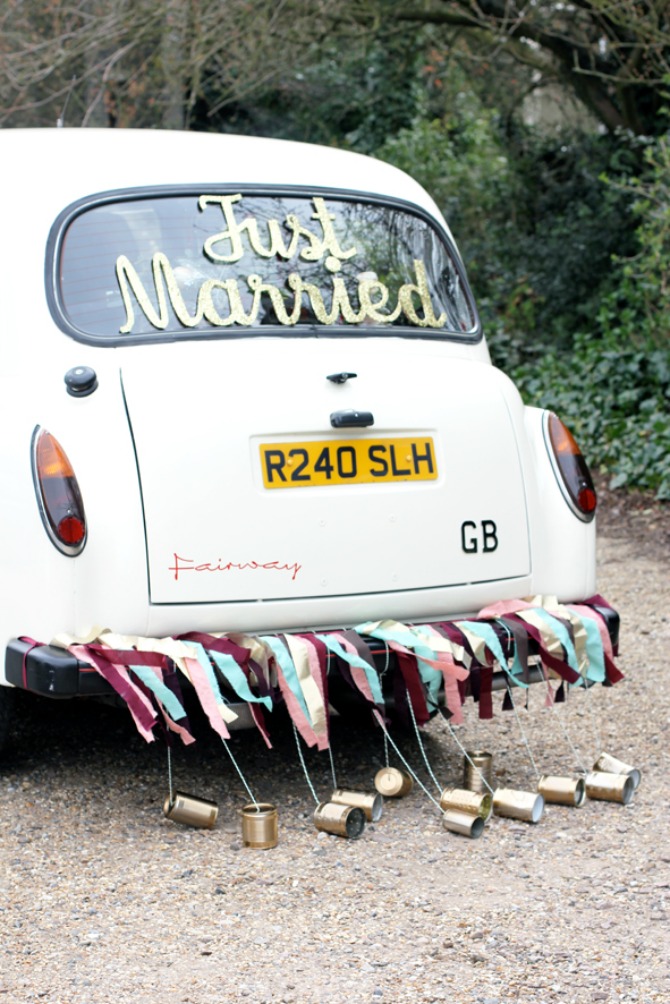 svadbeni automobil dekoracija Napravite sami dekoraciju za svadbeni automobil