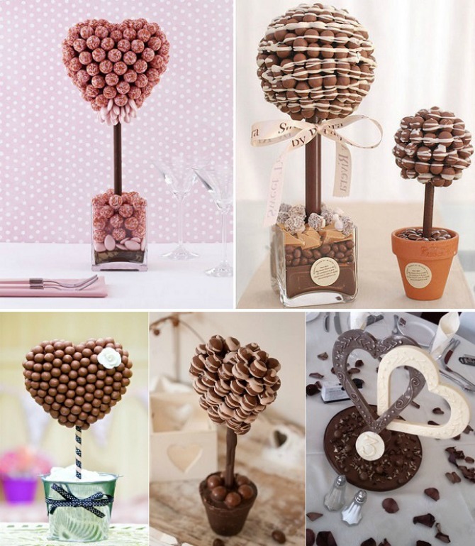 cokoladna svadbena dekoracija Ideje da čokoladom ukrasite venčanje