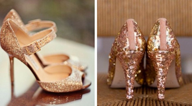roze zlatne cipele min Vaše IDEALNO venčanje u nijansi roze zlata