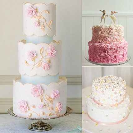 Neobične, ženstvene i slatke svadbene torte (1. deo)
