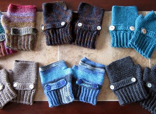 Najlepše pletene rukavice za devojčice
