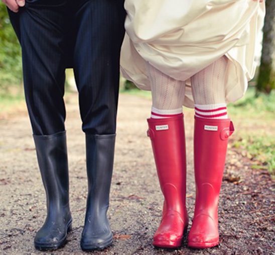 Moderne na venčanju: Gumene čizme