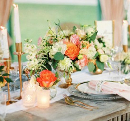 Boja breskve – savršen izbor za dekoraciju svakog venčanja