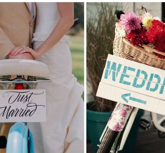 Kako da biciklom ukrasite svoje venčanje