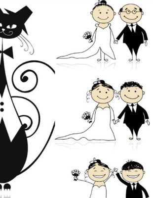 Pozivnice za venčanje u vidu ilustracija