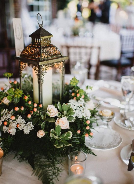 Čarobna dekoracija za venčanje – sveće u čašama i fenjerima