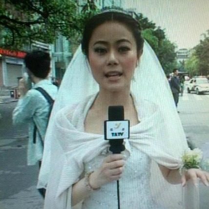 Prekinula sopstveno venčanje i izveštavala o zemljotresu